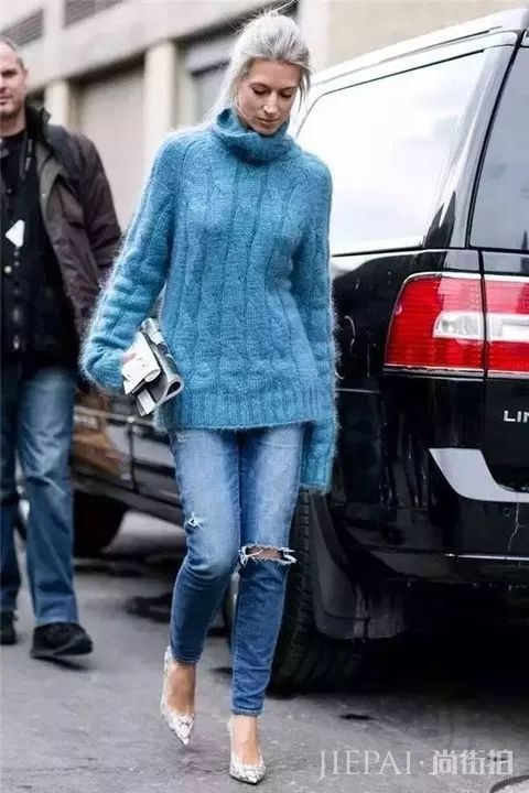 谁说穿上高领毛衣吃脖子?这几款你试过吗?