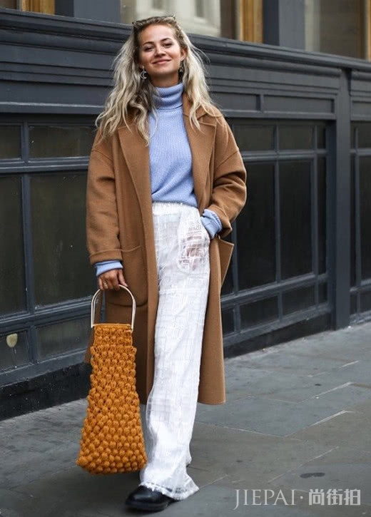 大衣+小高领,时髦温暖才是硬道理