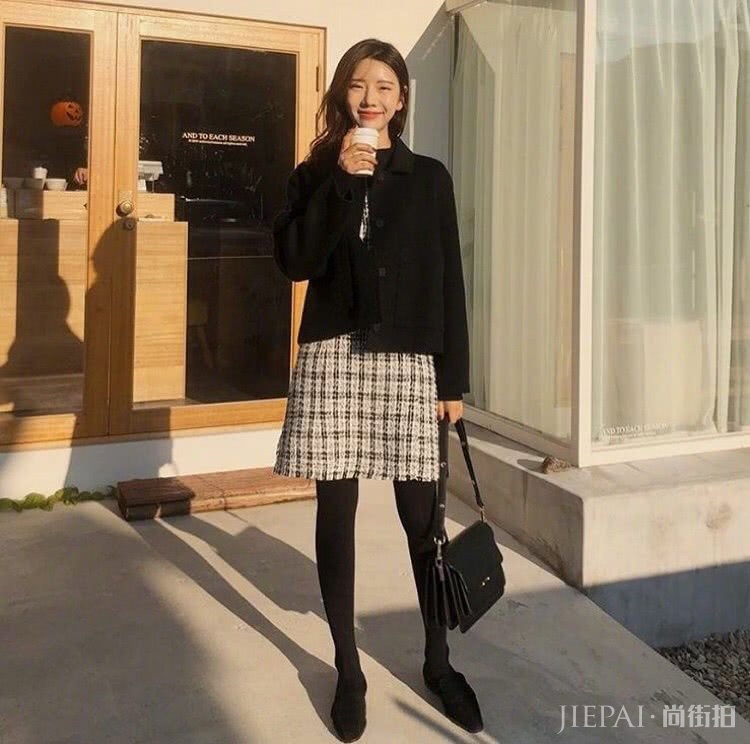 小个子的冬季大衣穿搭,短款是衣橱必备长款这样穿不压个子还显高