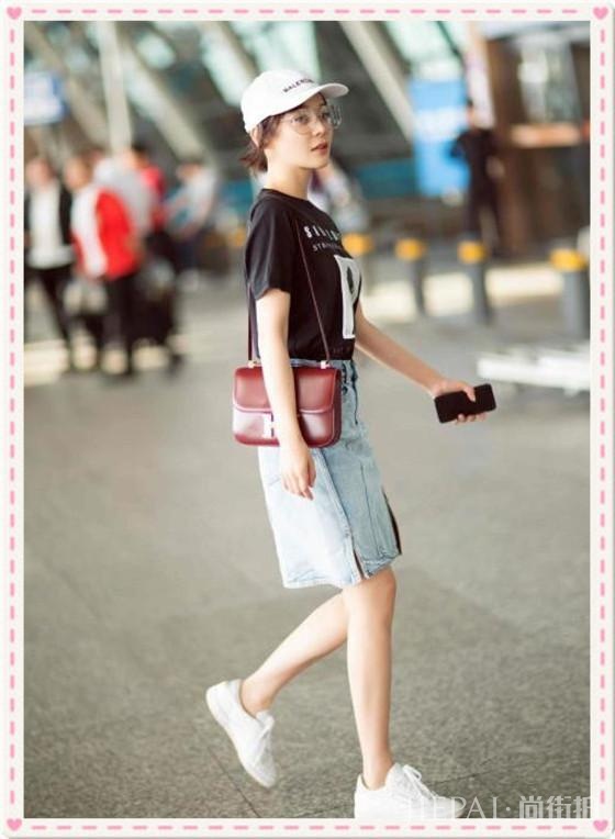 袁姗姗整理家务不行，可其实她在穿搭上还是非常有水平的