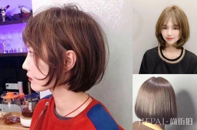 2019剪“圆弧短发”发型,绝对是瘦脸又减龄!
