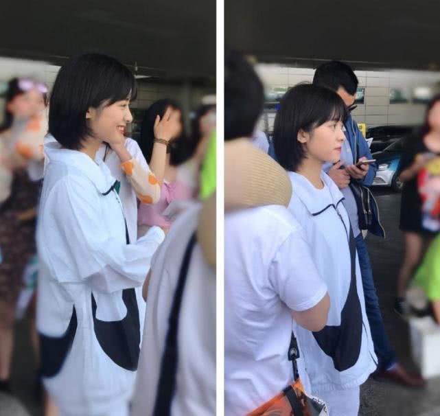 沈月机场照令人惊喜,生图比精修图都好看,网友:我之前眼瞎么?