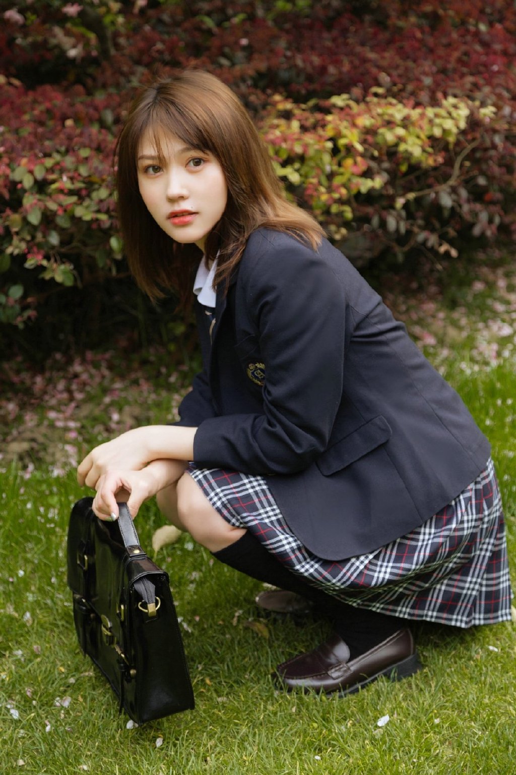 穿校服的日系风漂亮美女销魂写真图片