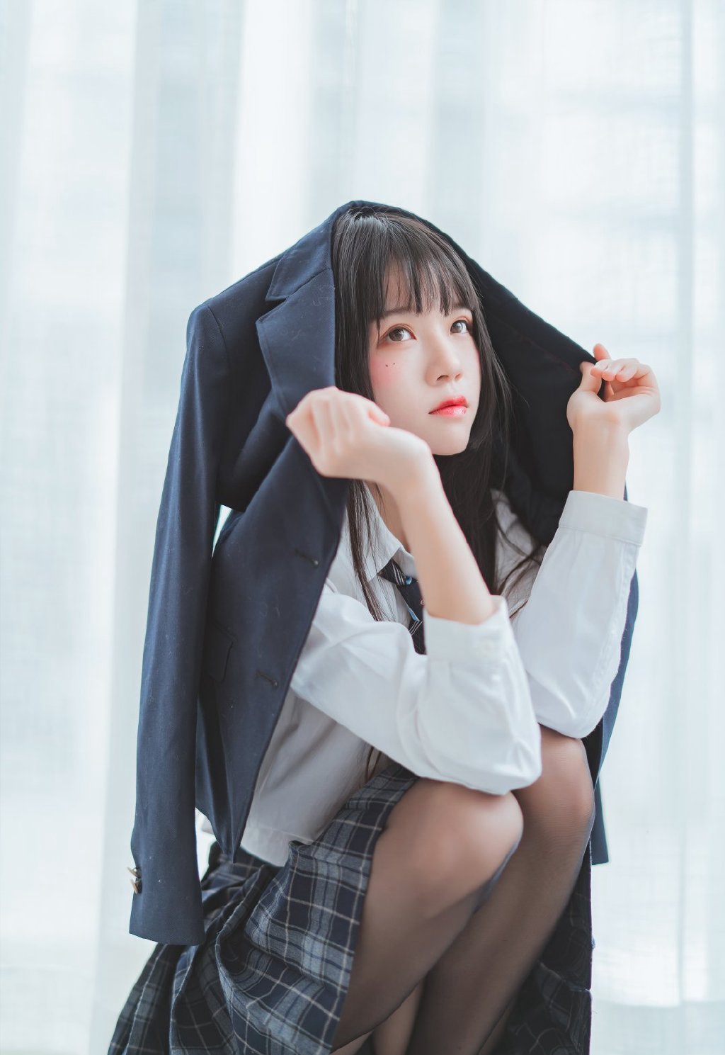 双马尾jk制服美女日系性感黑丝诱惑图片