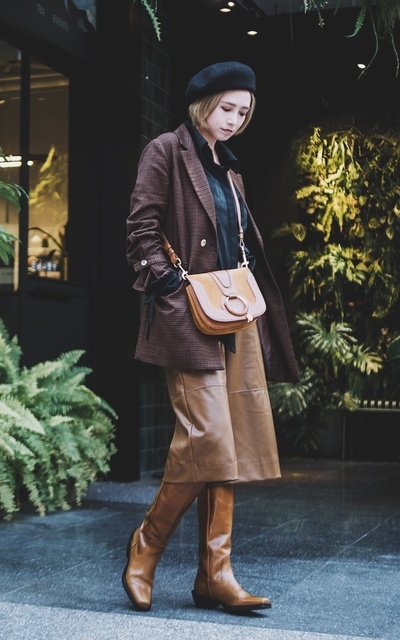 日系装只有可爱风?NO!早春穿搭文艺风利落风都很撩!