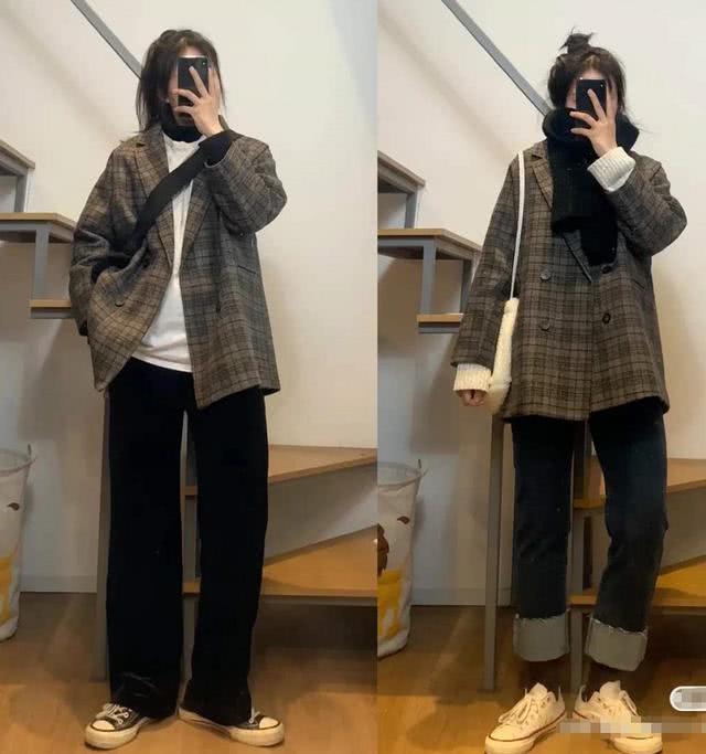 做个精致出色的女人，格纹元素搭配让你轻松穿出时髦感