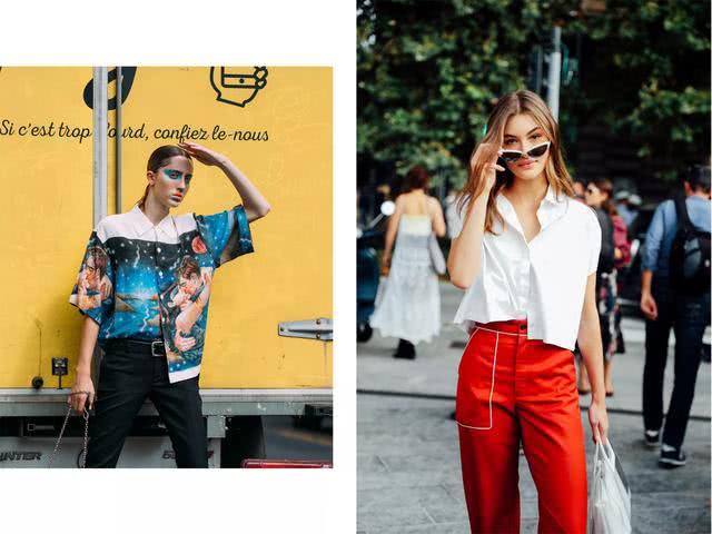 夏天试试时尚百搭的短袖衬衫，让你怎么穿都好看！