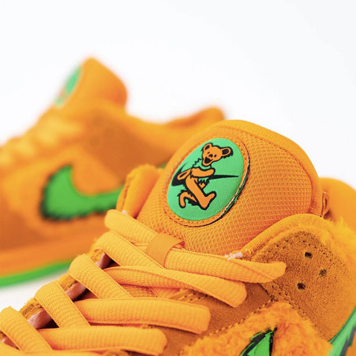 2020年耐克新鞋Grateful Dead和Nike SB Dunk Low联名橘色绿钩鞋款图赏 Grateful Dead和Nike SB Dunk Low联名橘色绿钩鞋款图赏