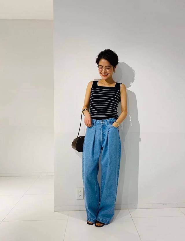 小个子女生学154日系博主穿搭休闲又质感,爱了爱了!