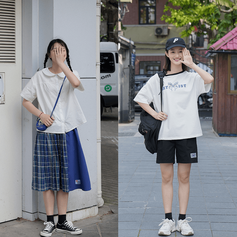 让人无法拒绝的学院风穿搭，上身娇俏又可爱，助你秒变“白月光”