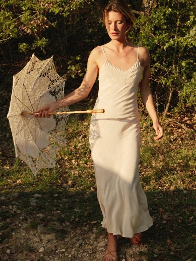 如果夏季穿裙子一定要选真丝SLIP DRESS,妥妥直男斩