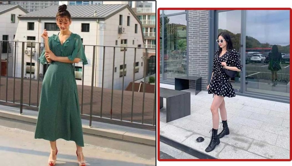 今年流行的“桔梗裙”不会穿？尚街拍助你选对款型，美成仙女