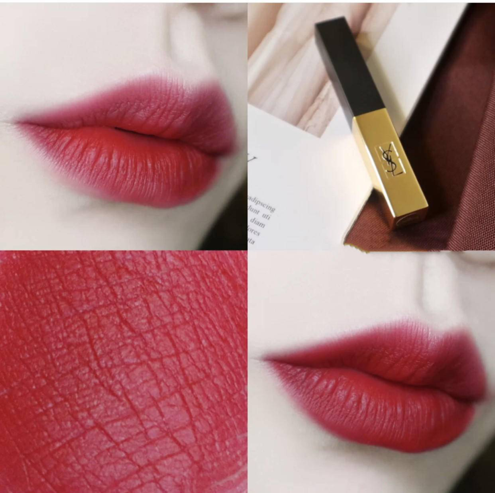 YSL小金条：口红界的颜值担当，复古玫瑰酒红色调击垮男友内心防线
