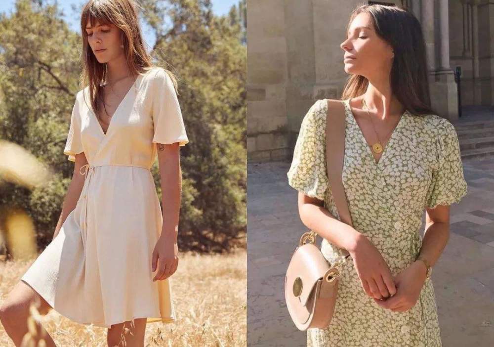 今年流行的“桔梗裙”不会穿？尚街拍助你选对款型，美成仙女