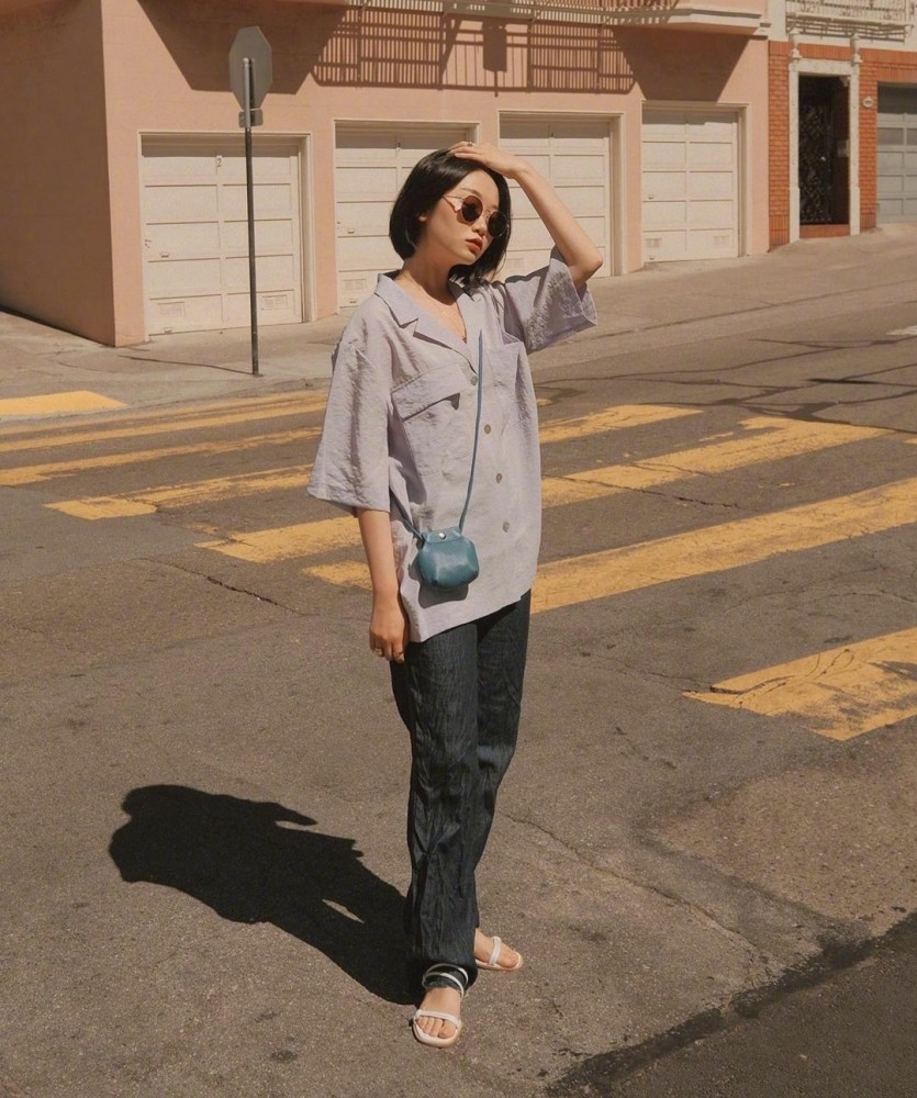 优秀穿搭案例鉴赏!日常这样穿复古又摩登,让人忽视你的身高