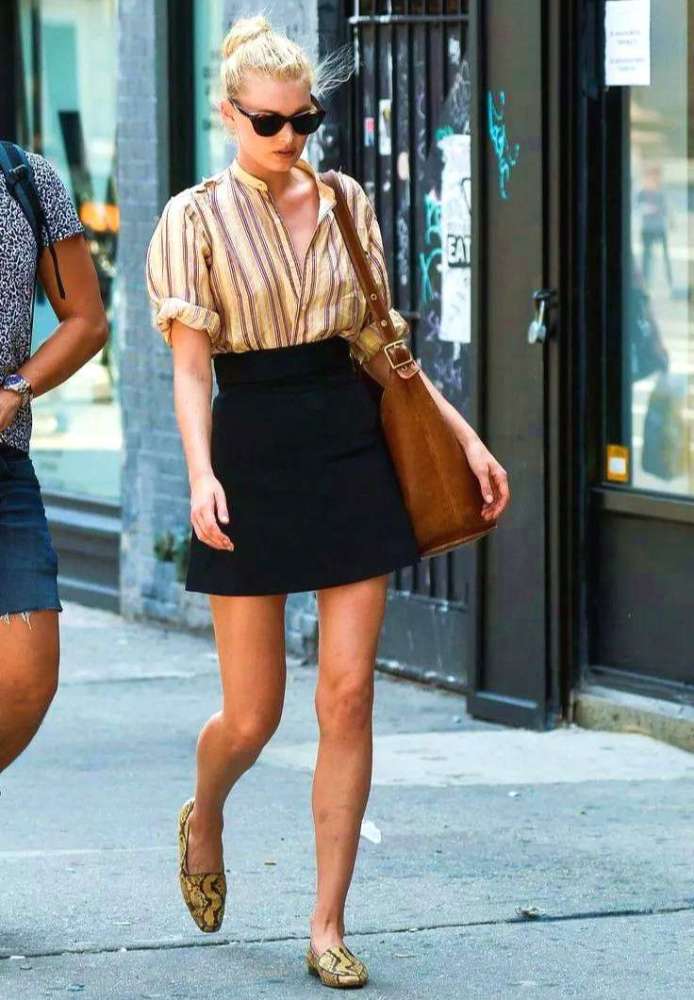 A字裙怎么穿显瘦?款型要对搭配要美,这份“搭配灵感”你值得拥有