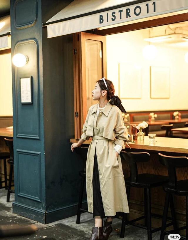 秋日通勤穿搭,小个子这样穿显高还自带气场