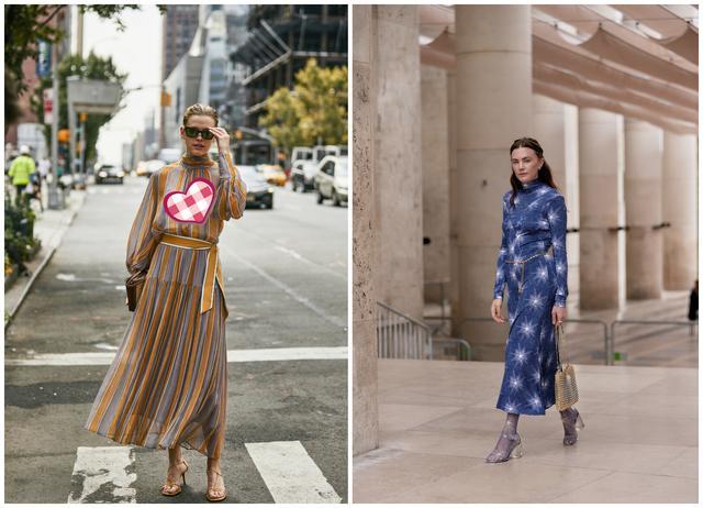 秋季如何动人不“冻人”？法式高领裙保暖显气质，现在穿正合适