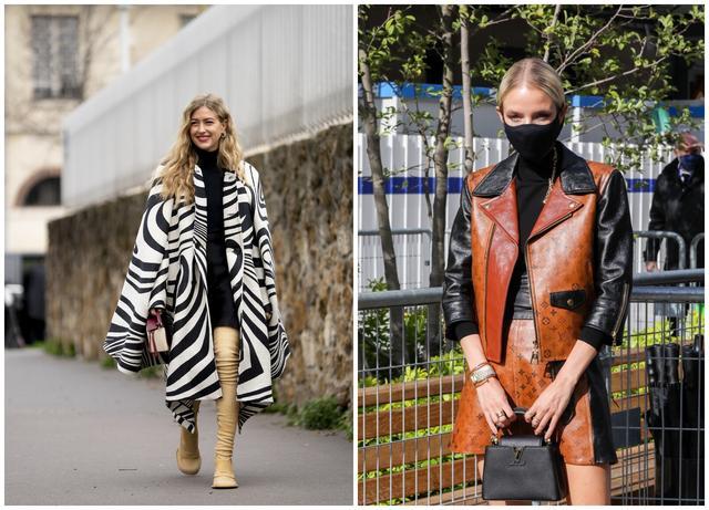 今年流行“黑+X”搭配,简约有型气场足,再大也能穿出潮流感