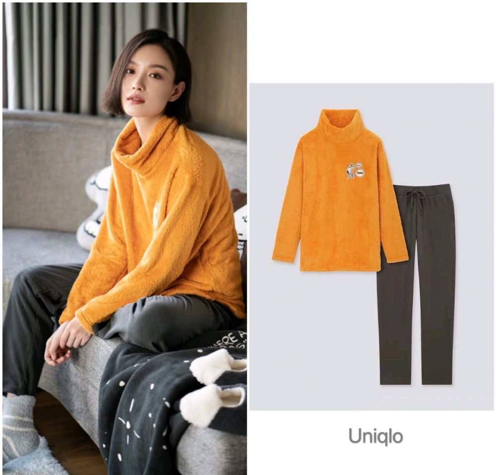 倪妮晒私服照片，家居服也能穿得高级大气，不愧为行走的气质女神