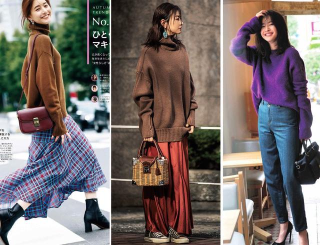 秋天的时髦必须要有毛衣,5个搭配思路让你温柔雅致还有气质
