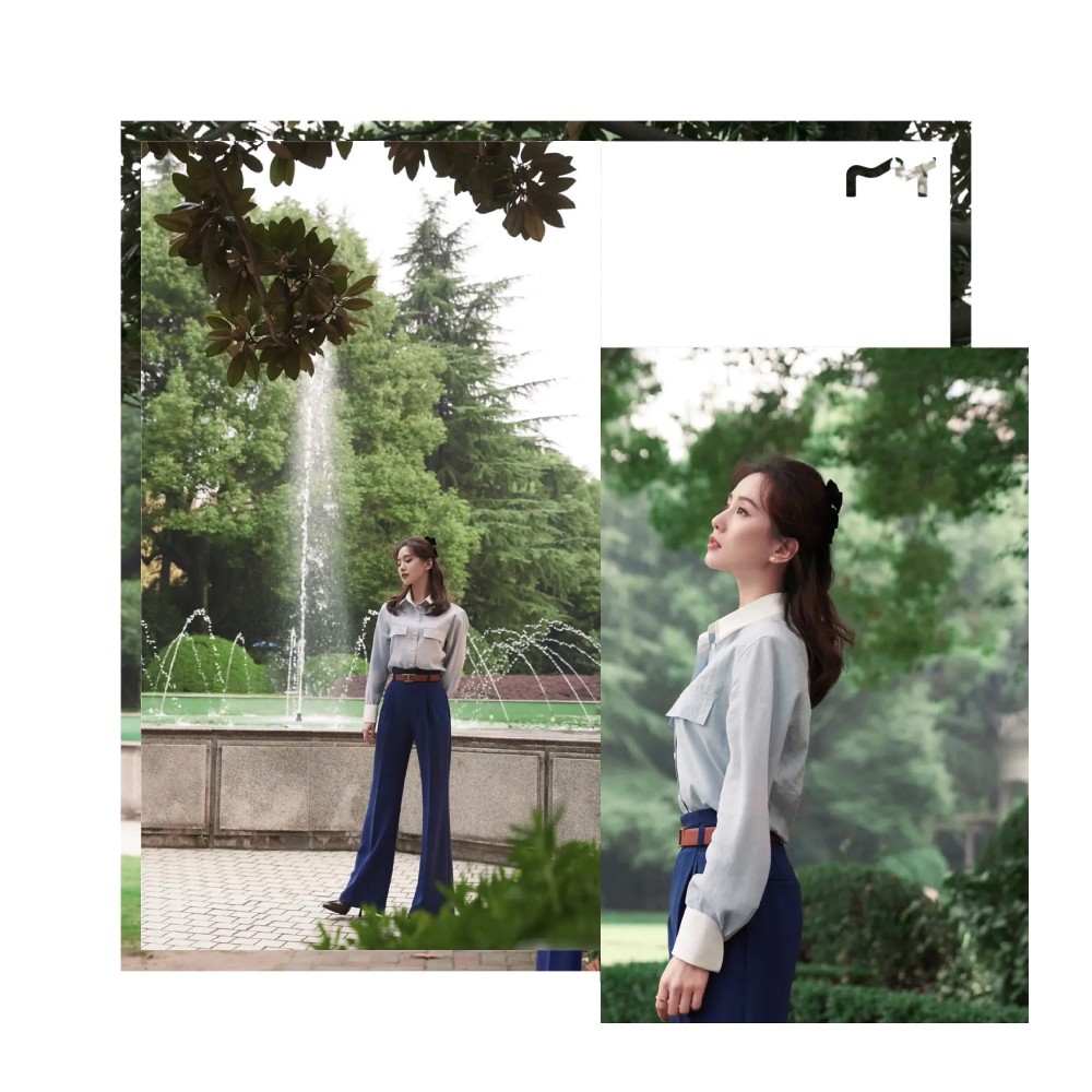 “穿衣清淡”的刘诗诗，这次穿搭画风终于变了