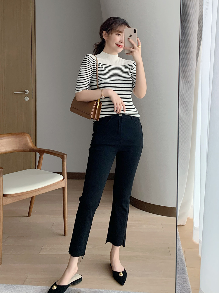 裙装穿腻了换简约轻熟风女装，洋气俏皮又休闲