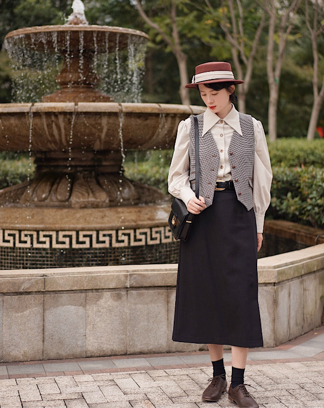 小个子穿长裙要学着搭配这几双“平底鞋”,时髦显高爱了爱了