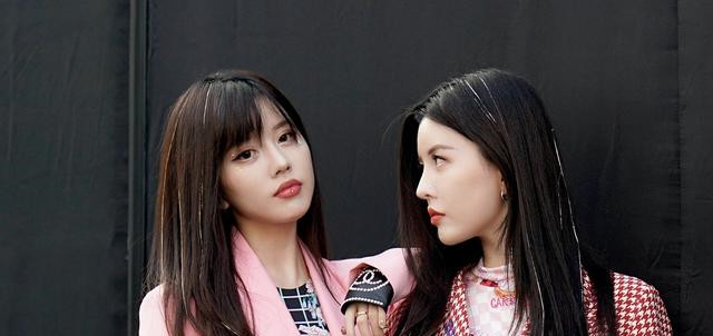 BY2妹妹又变脸!和姐姐看秀模样差别大,丰唇圆脸变韩系甜妞