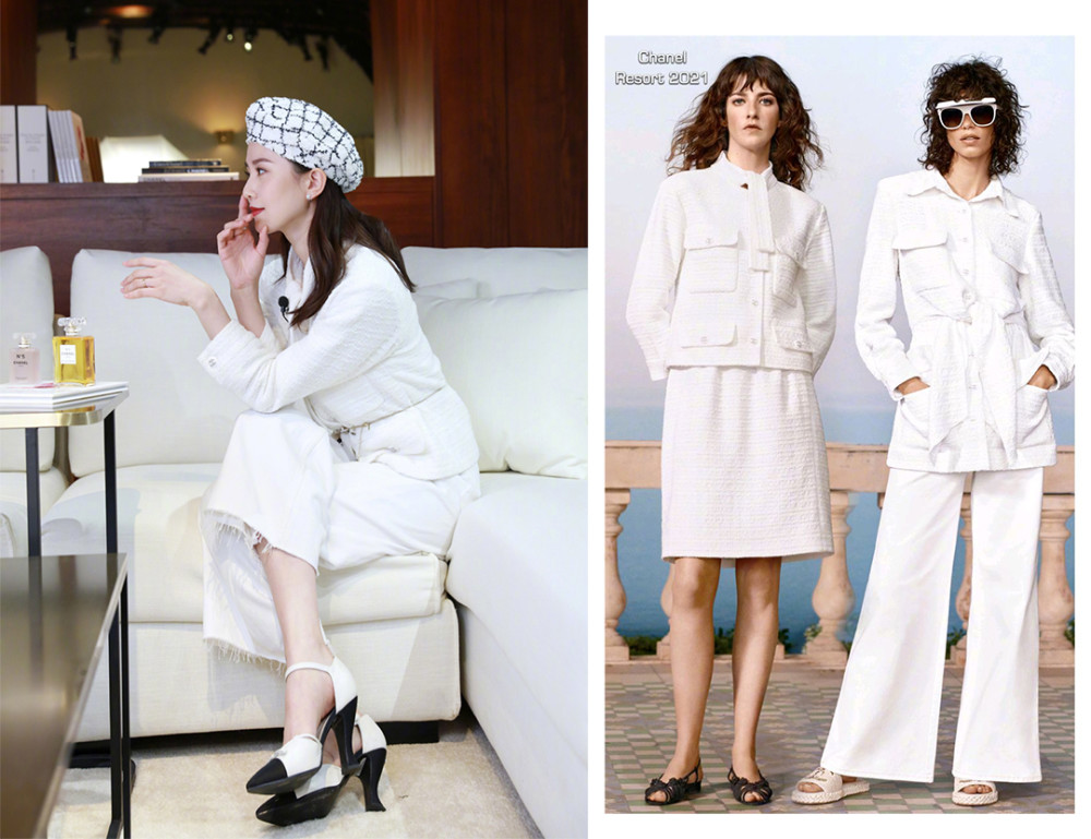 刘诗诗太适合穿白色了,干净舒适不失贵族气质