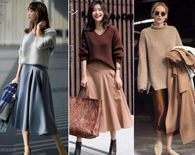秋天的时髦必须要有毛衣,5个搭配思路让你温柔雅致还有气质