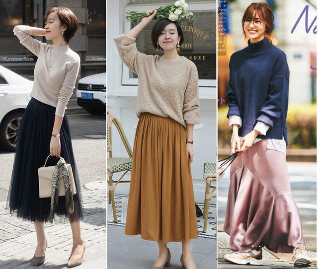 秋天的时髦必须要有毛衣,5个搭配思路让你温柔雅致还有气质