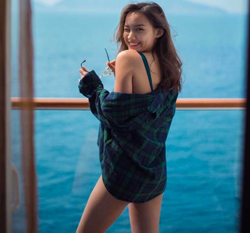 冯天蔓亲自回应私密照流出事件