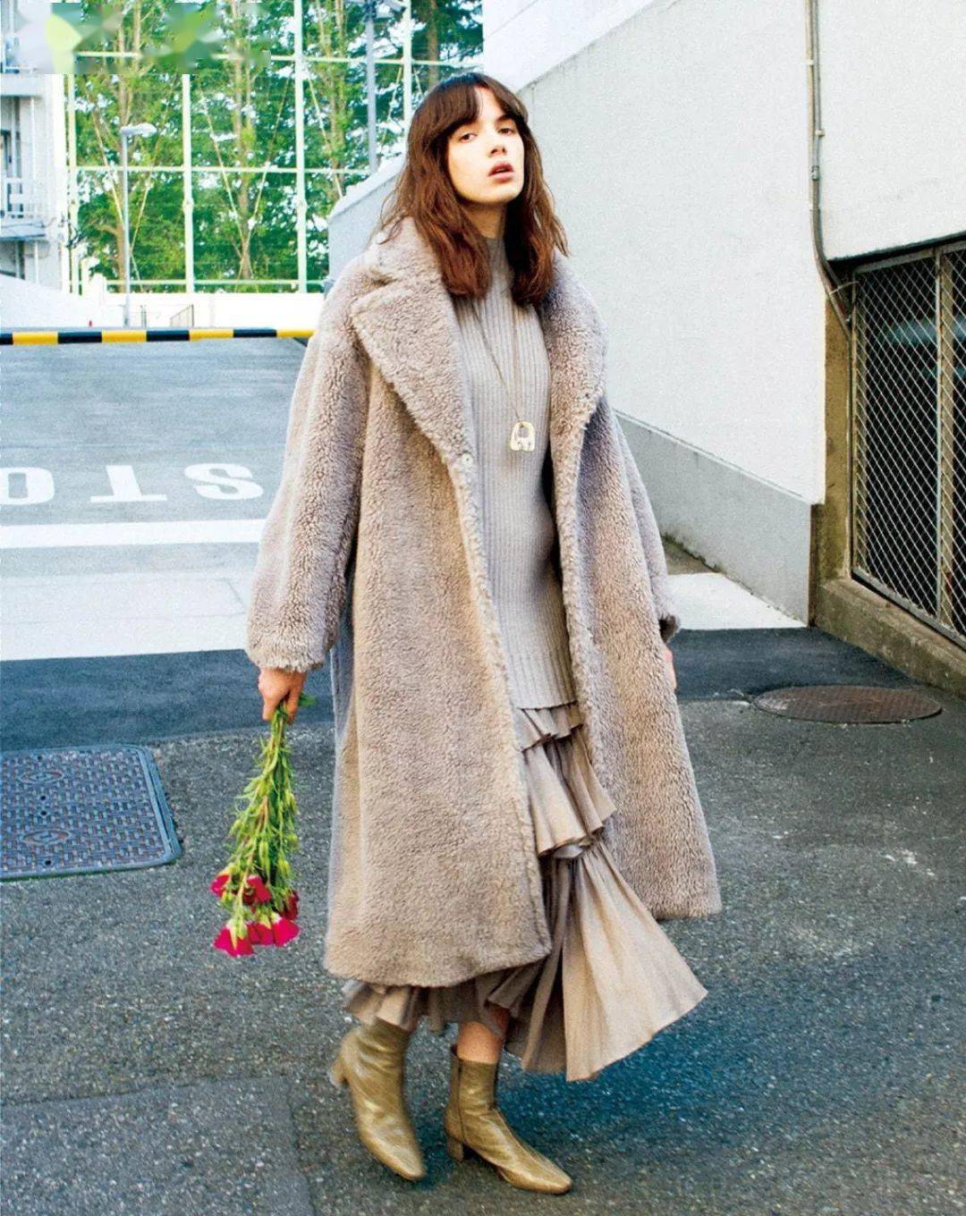 大衣+裙子,让你在冬天也可以美!美!美!