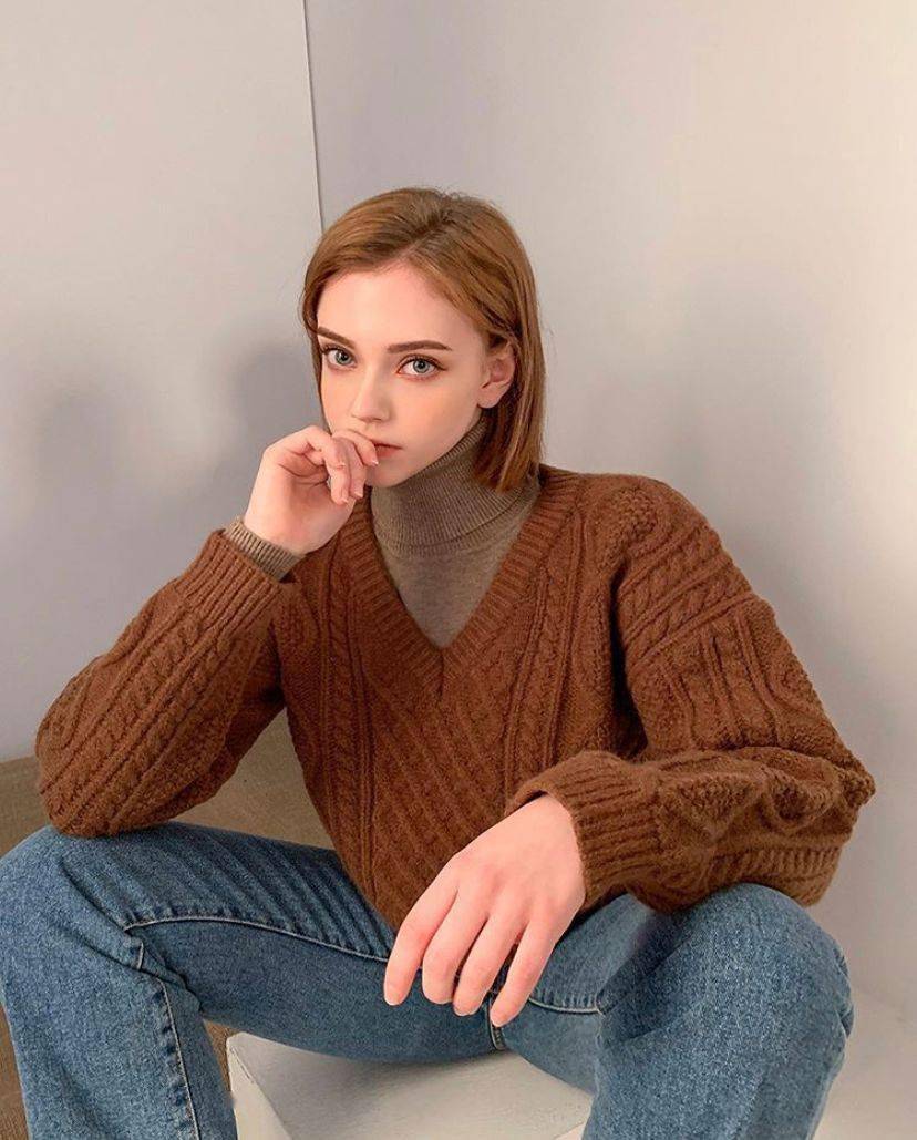 厚外套+高腰裤=冬季最火显高套路!