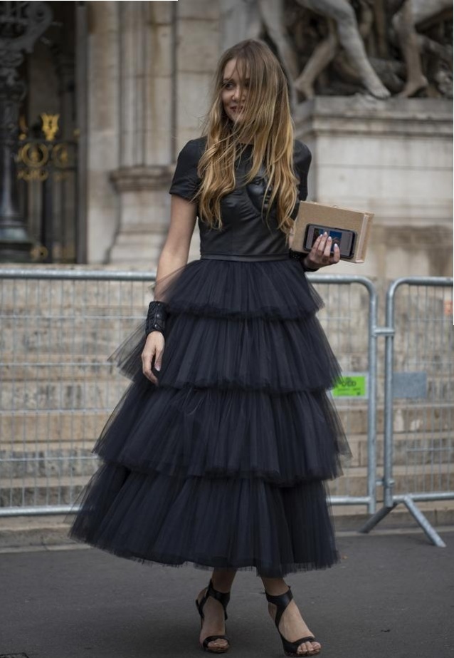 蛋糕裙穿搭小技巧