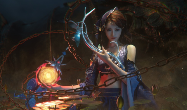 绝了!B站知名Coser演绎逆水寒女九灵,反季节秀逆天身材