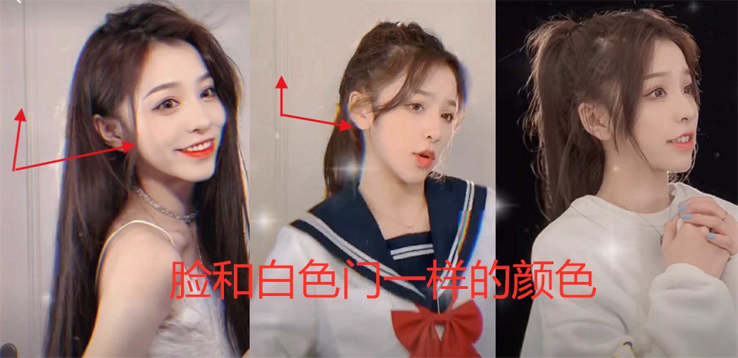 刘思瑶人气爆棚的原因找到了?滤镜太强大,肤色跟门一个颜色