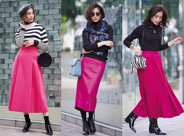 日本时尚达人太会穿半身裙,简约高级又复古,每套都是借鉴模板