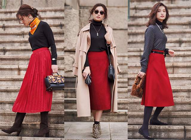 日本时尚达人太会穿半身裙,简约高级又复古,每套都是借鉴模板