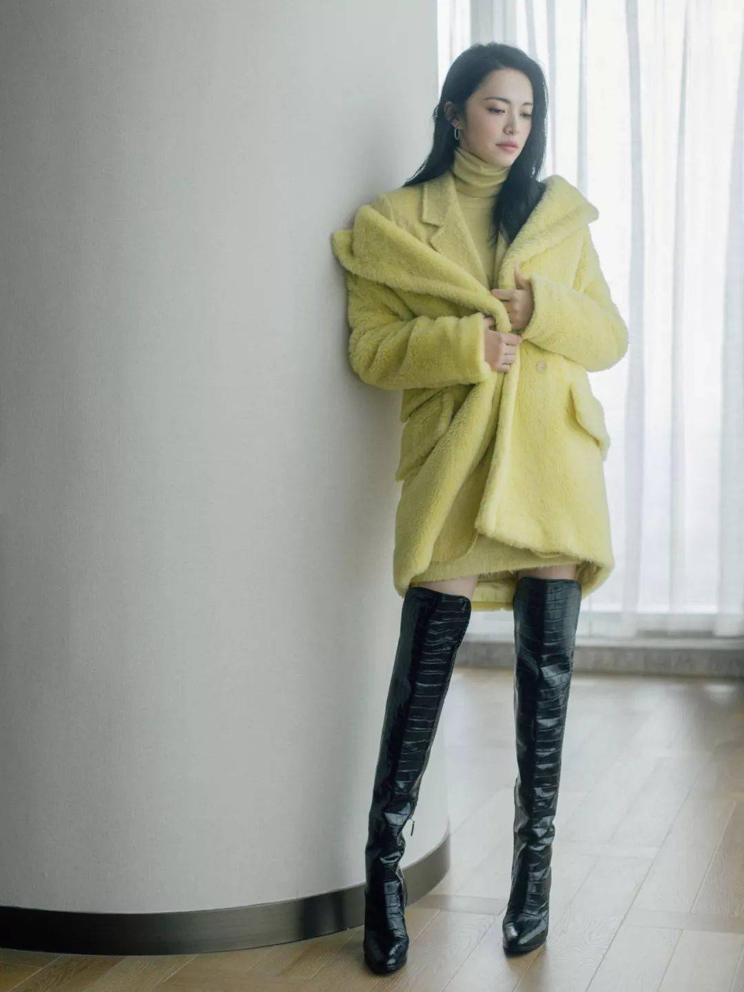 冬季穿“泰迪熊”大衣既软又暖