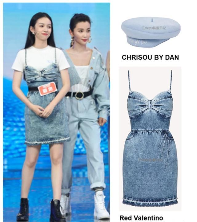 周也为证腰细故意将上衣剪掉一大截，效果太好看！