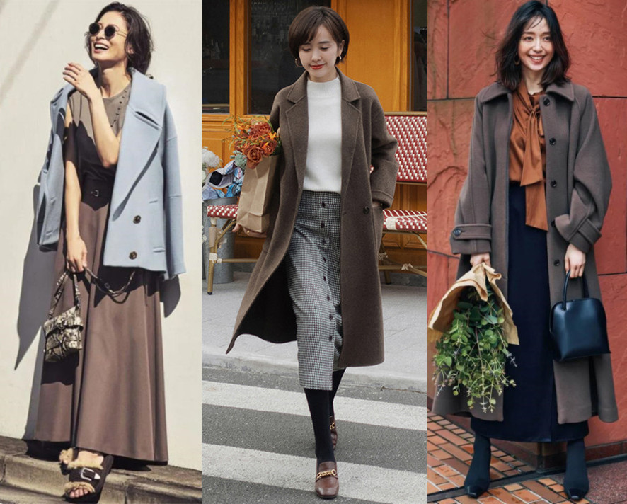 2020秋冬“外套+裙子”穿搭火了!温暖时尚,漂亮有女人味