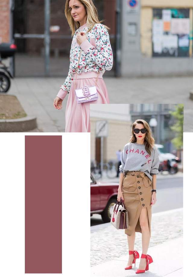 入冬以后穿卫衣搭配裙装,时尚好看还优雅