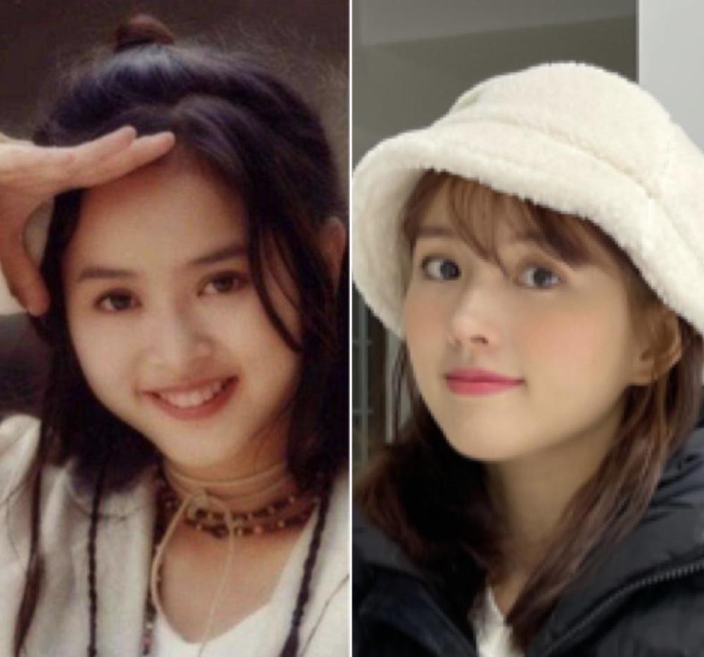 撞脸港星叶蕴仪，曾是南昌大学校花，穿黑色羽绒服清纯如初恋