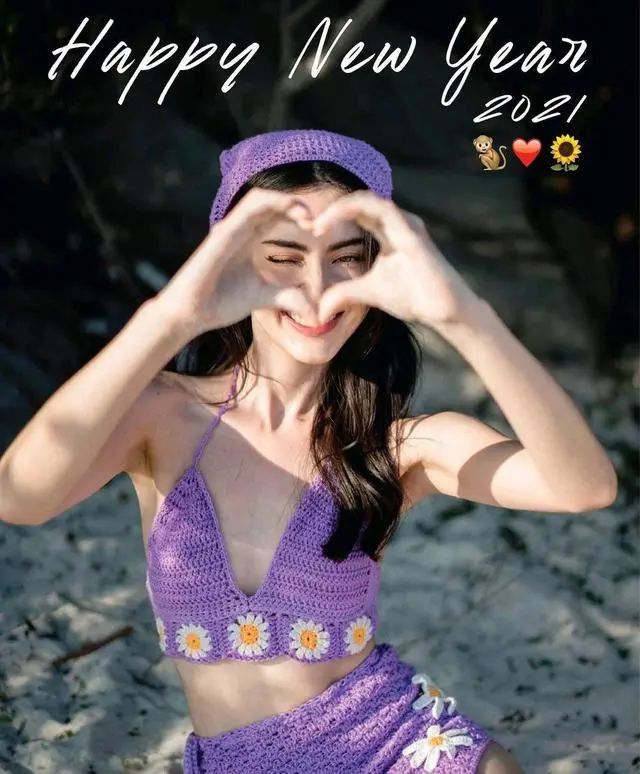 泰国混血女星Mai海边俏丽美图!雪肤娇嫩太性感撩人