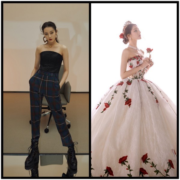 迪丽热巴最新装扮虽然气场高级,但穿的裙子像塑料太掉价