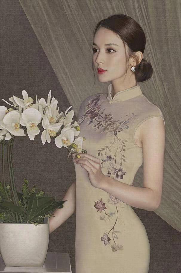 景甜在《司藤》中的旗袍造型大火,娱乐圈旗袍造型你最喜欢谁?