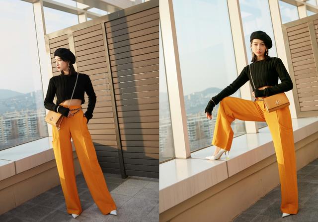 宋茜穿紫色羽毛裙像仙子，造型浮夸却美得有韵味