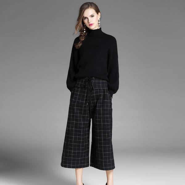 小个子女生怎么穿黑裤 小个子女生黑裤穿搭示范